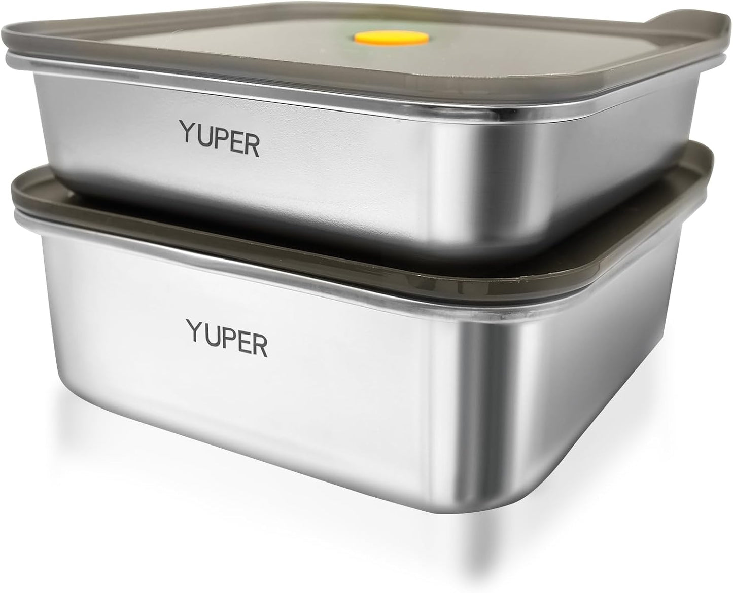 YUPER Stainless Steel Food Containers for Meal Prep and Storage