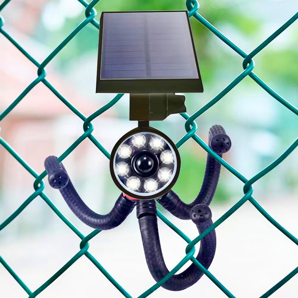 DrawGreen Metal Body Solar Flood Light: 100-Week Refund, 9W Motion Sensor - Outdoor Adventure Essential!