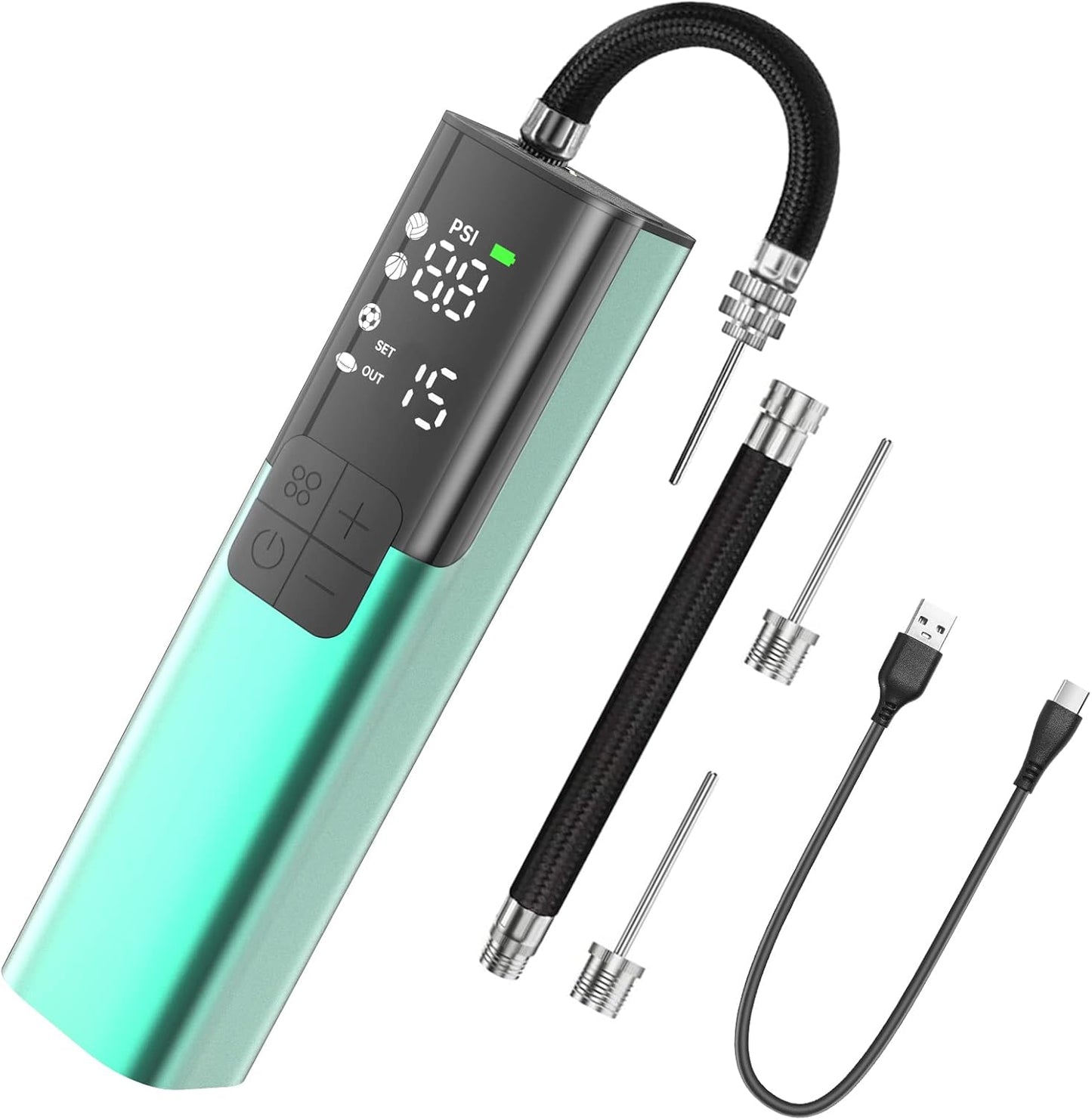 Pumteck MY01 Electric Ball Pump with Accurate Pressure Gauge