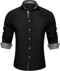 Men's Dress Shirt Long Sleeve Button Down - Smart Contrast Detail