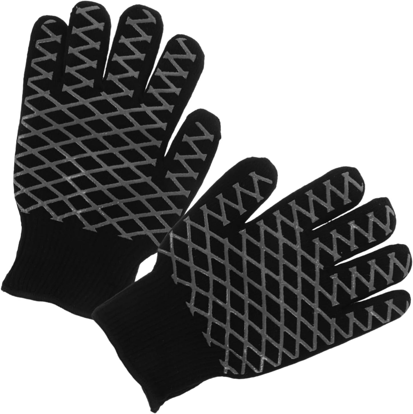 Heat-Resistant Silicone BBQ Gloves - 2pcs