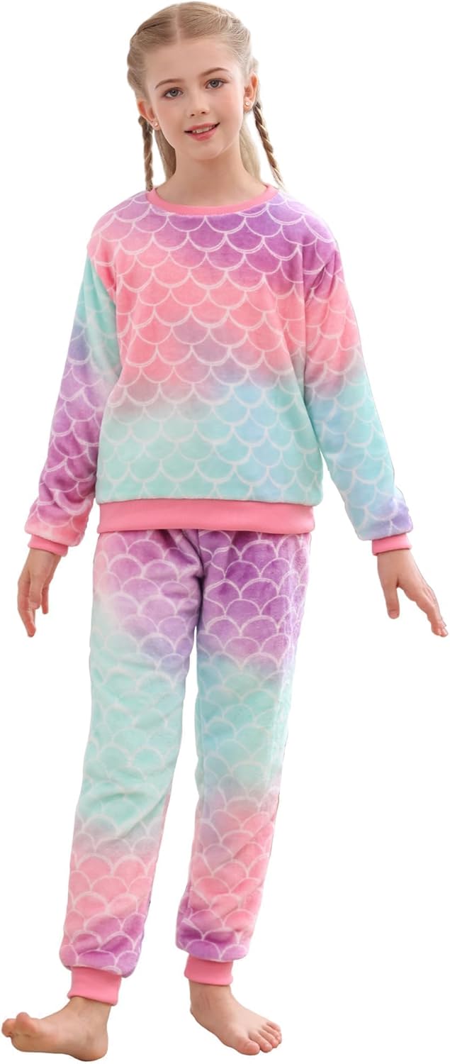 Soft Cozy Pullover Sweatshirt Pants Set for Kids 7-16 Years