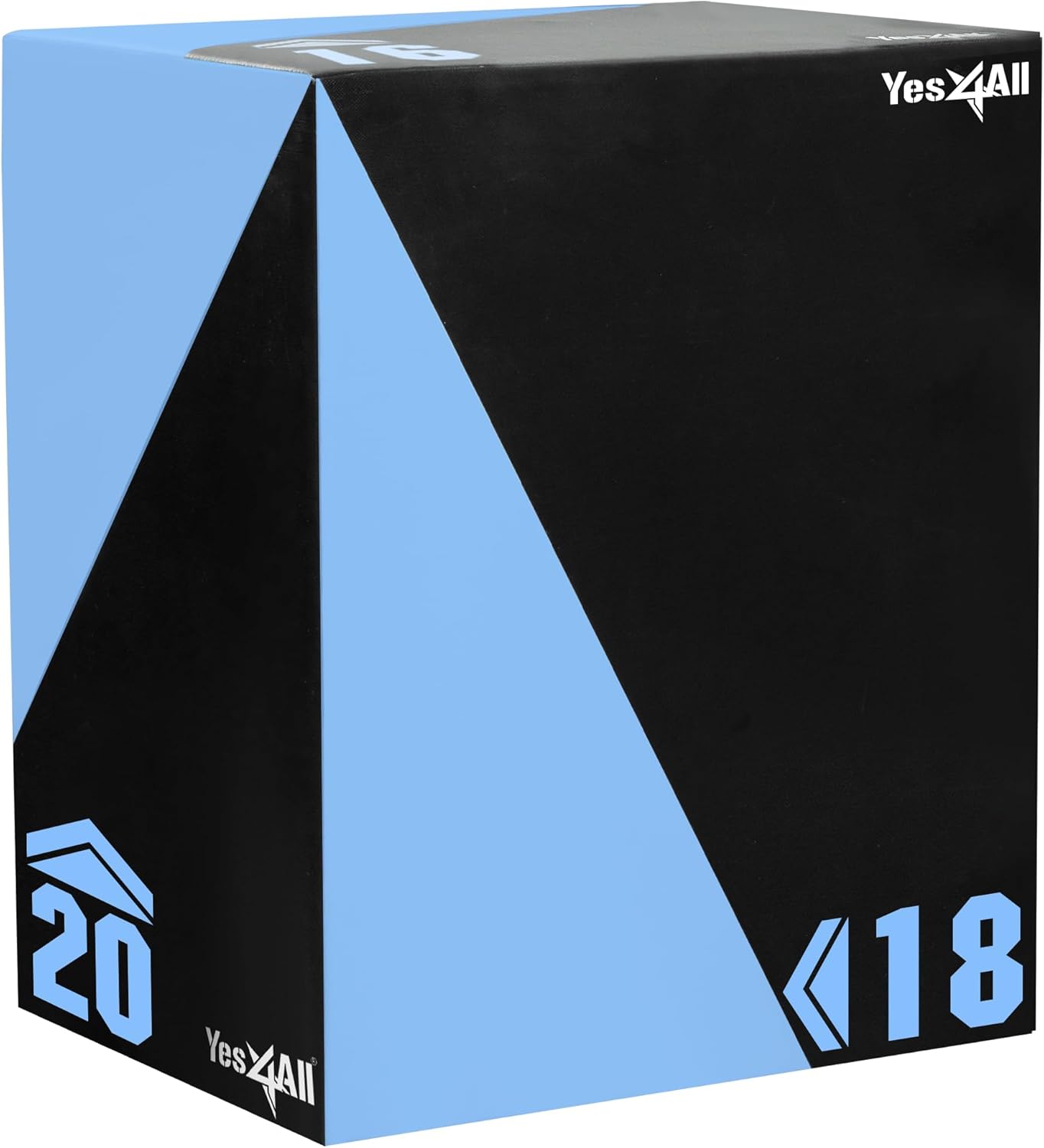 Yes4All 3 in 1 Foam Plyometric Jump Box for Fitness Training