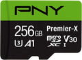 PNY 256GB Premier-X MicroSD - 4K UHD & Full HD Speeds