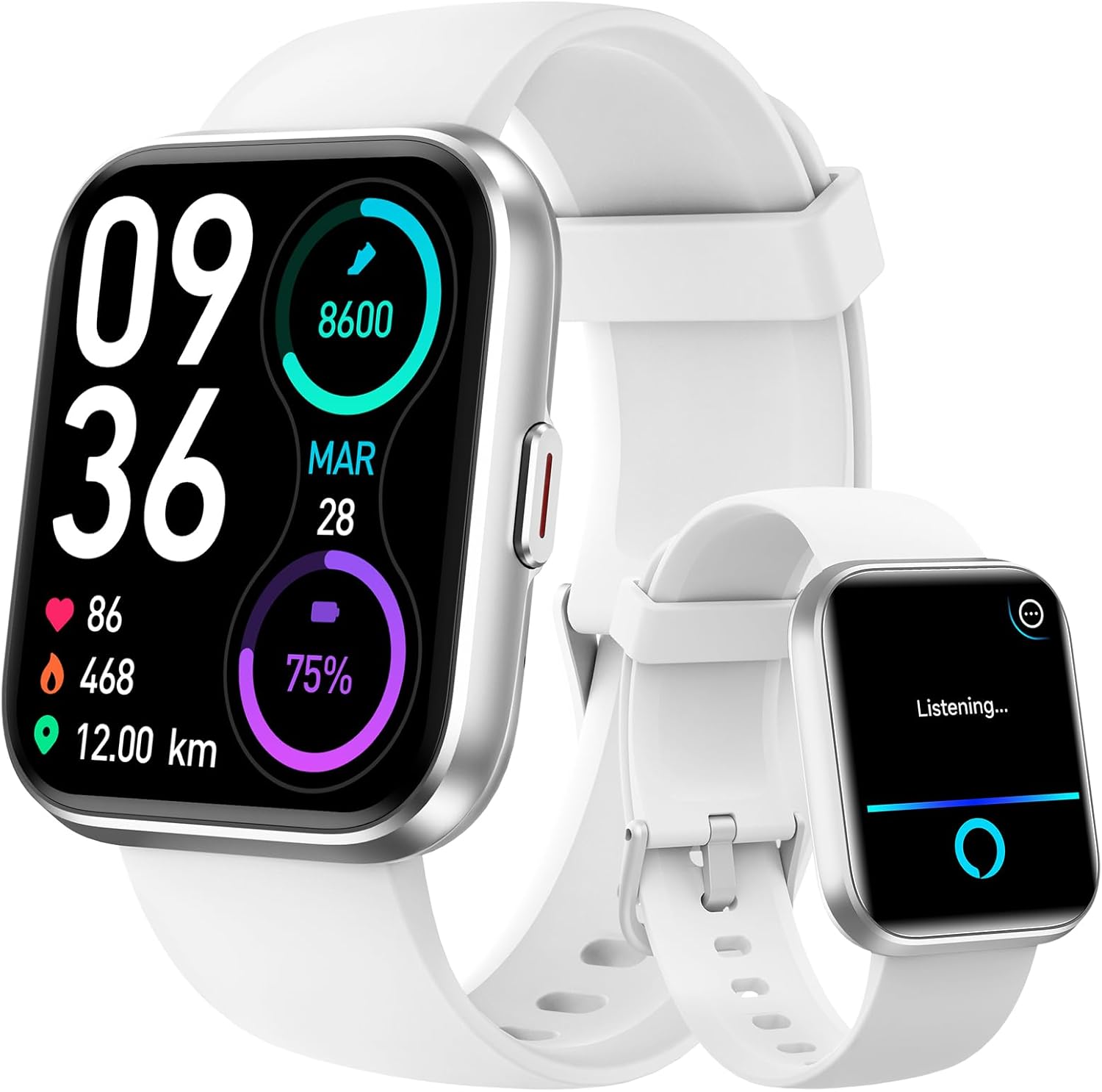 aeac Smart Watch for Fitness with Alexa, Heart Rate Monitor