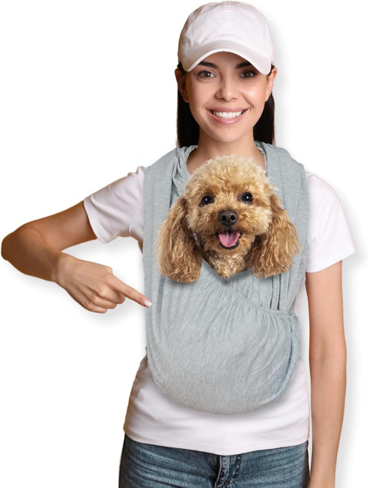 Stylish Hands-Free Dog Sling - Carry Your Pup with Ease!