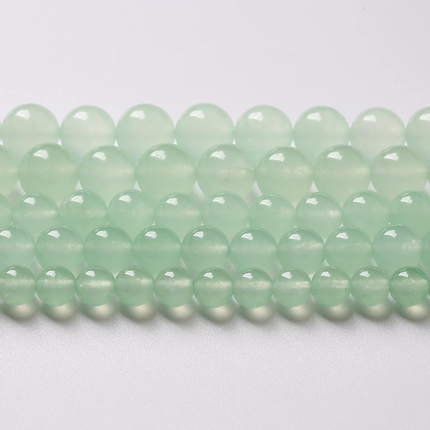 Green Jade Chalcedony Healing Power Beads - DIY Jewelry 15