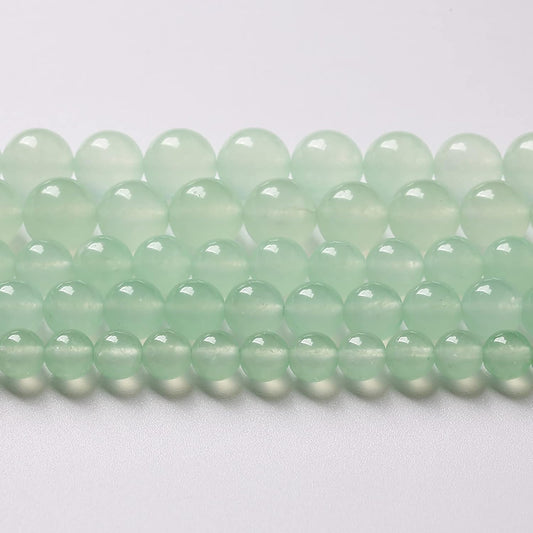 Green Jade Chalcedony Healing Power Beads - DIY Jewelry 15