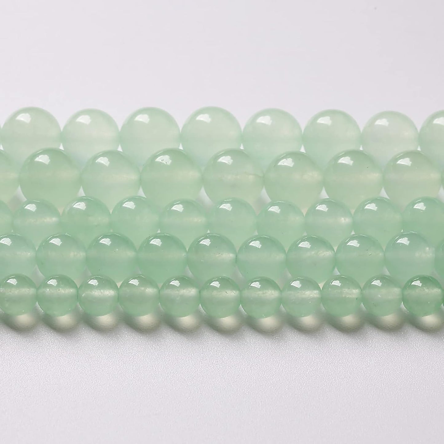 Green Jade Energy Beads for DIY Jewelry