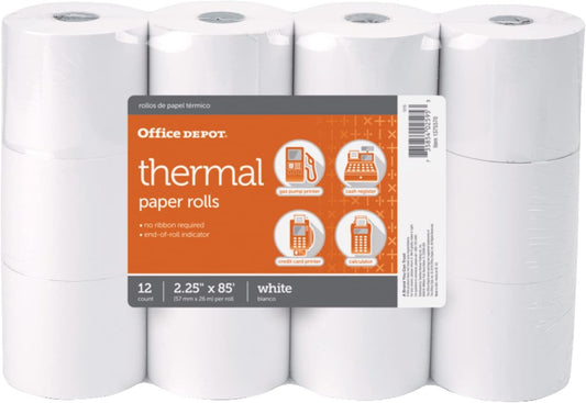 Office Depot Thermal Receipt Rolls - Smooth Transactions!
