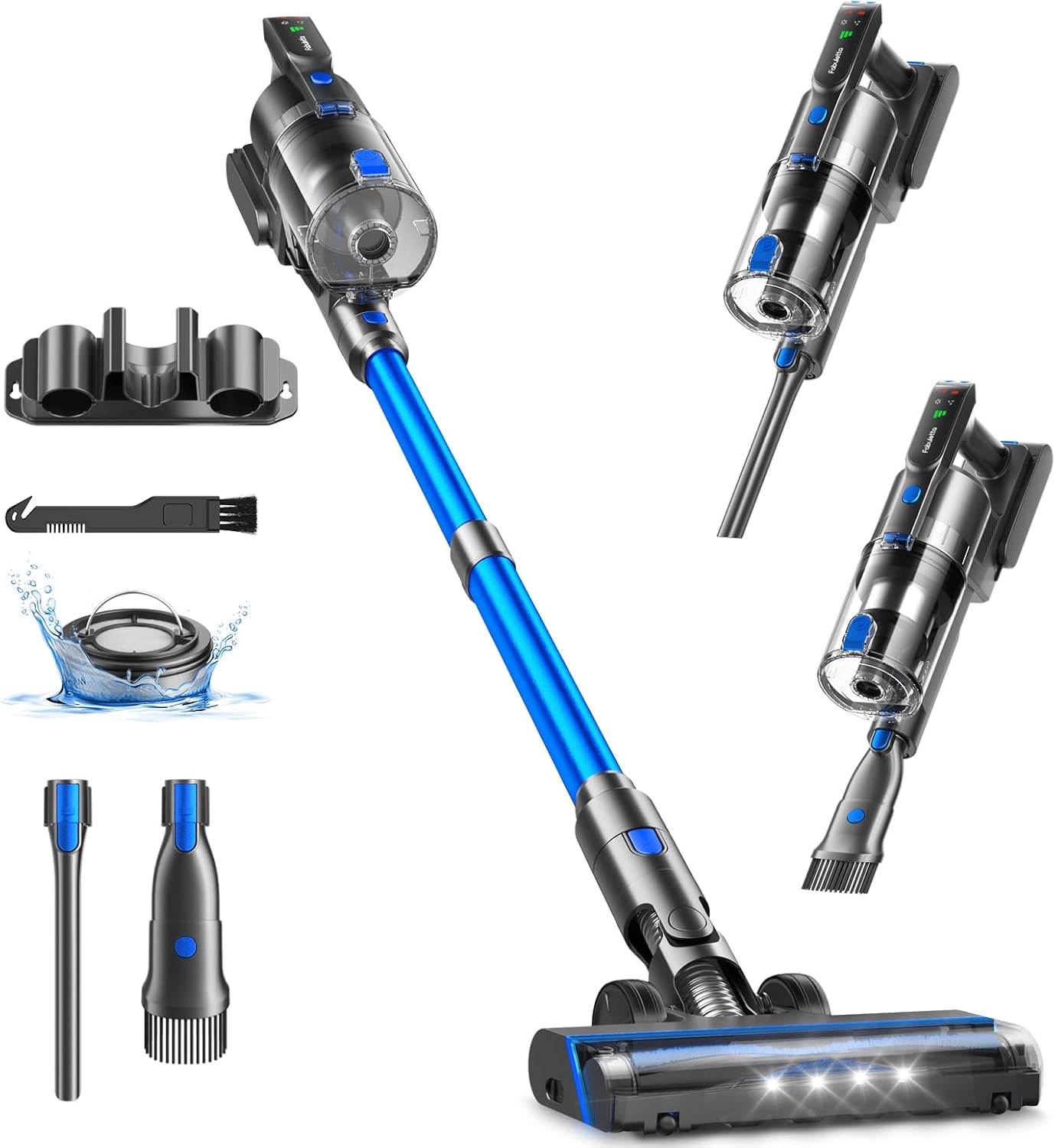 FABULETTA Lightweight Cordless Vacuum: 45Min Runtime