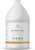 Pure C8 MCT Oil 128oz - Clean Energy for Brain & Ketosis