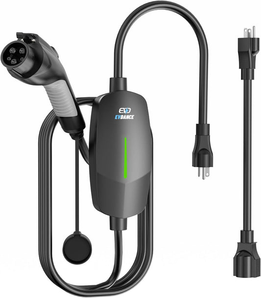 Fast Home Charging Solution for Electric Cars - EVDANCE 16Amp Portable EV Charger