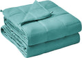 Weighted Blanket for Adults 12 lb Queen Size Teal - Cooling Comfort