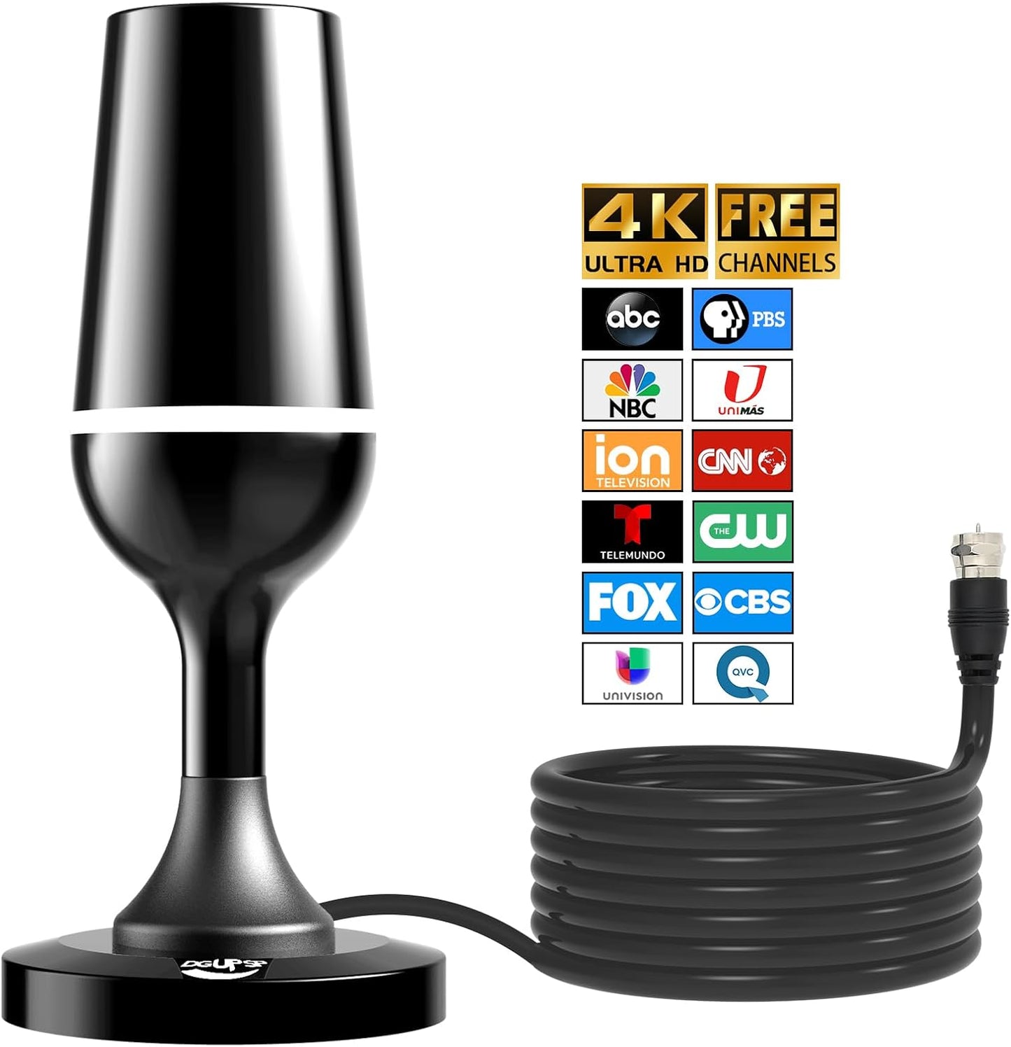 Crystal-Clear HD Channels with Magnetic Base