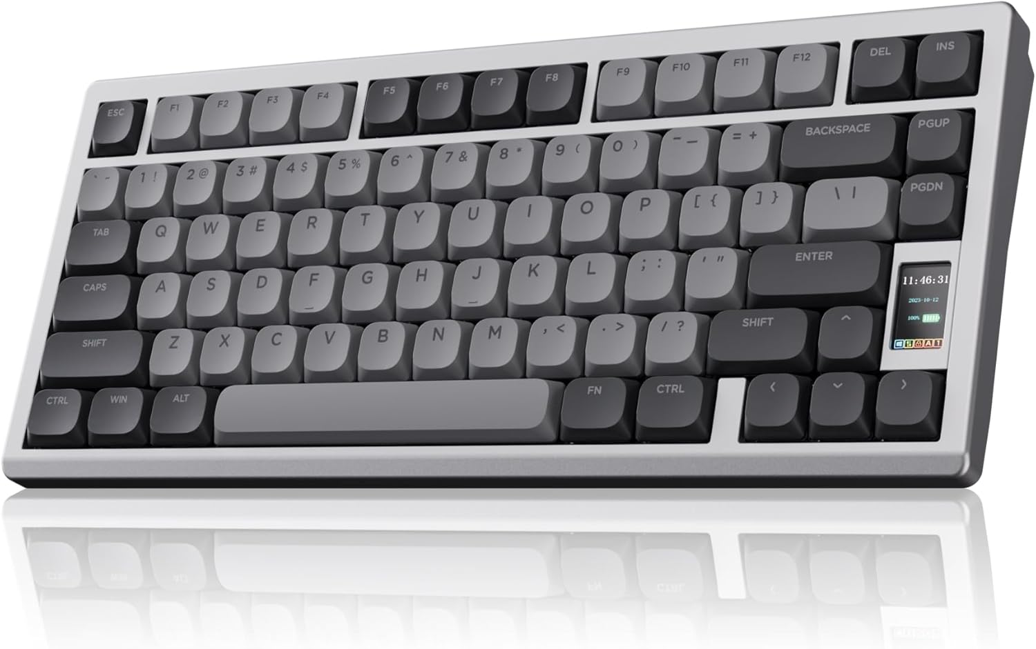 Wireless Tri-Mode Gaming Keyboard with RGB Backlit Screen