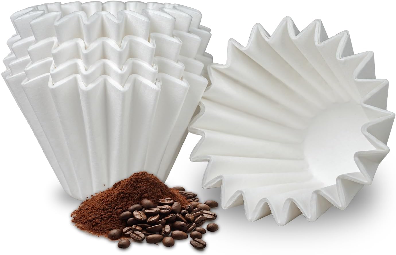 Kalita Wave 155 Compatible Small Coffee Filters - Perfect for 1-2 Cups!