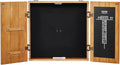 VEVOR Dart Board Cabinet Set - Ready-to-Play Retro Steel Tip Bundle