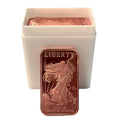 One Ounce Walking Liberty Copper Bar Pack of 20 - Classic Collectible