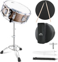 EASTROCK Snare Drum 14x5.5 in - Student Kit with Stand & Bag