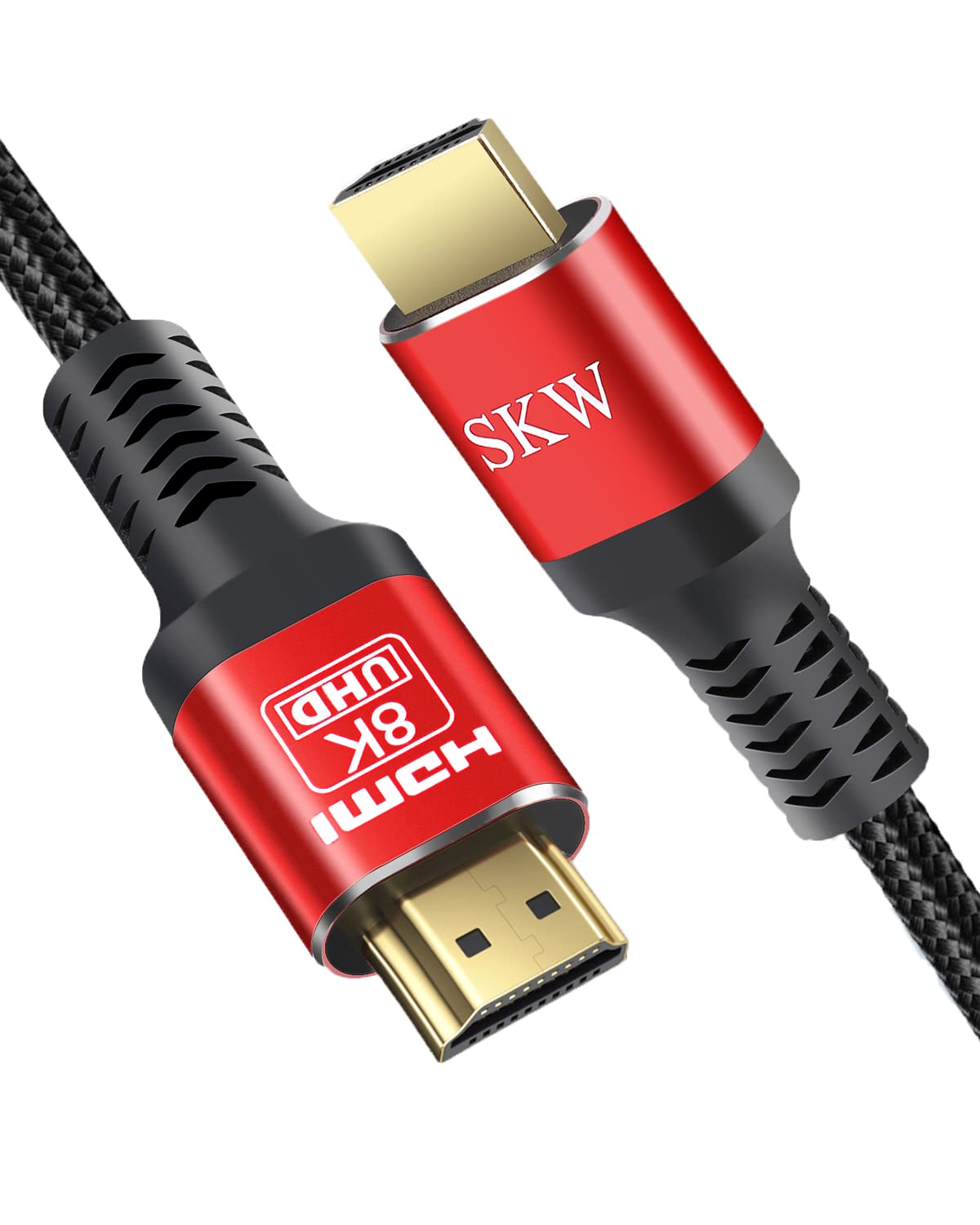 SKW Ultra High Speed HDMI 2.1 Cable - 8K@60Hz, 4K@120Hz, Dynamic HDR 10 - Enhance Your Viewing Experience!
