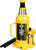YELLOW JACKET 12 Ton Multi-Directional Welded Bottle Jack - Heavy Duty