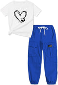 ARTMINE Girls' 2 Piece Outfits for Casual Play and Sports