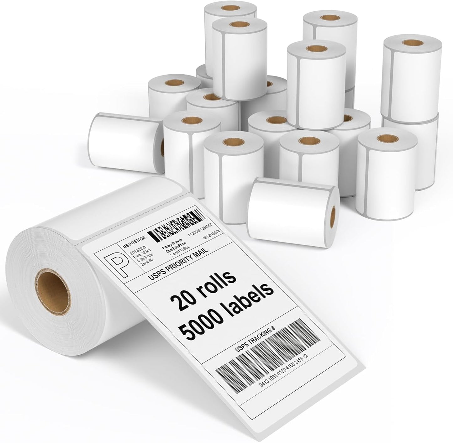 FungLam 4inX6in Thermal Shipping Labels for Easy Labeling