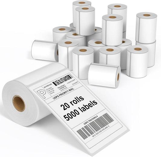 FungLam 4inX6in Thermal Shipping Labels for Easy Labeling