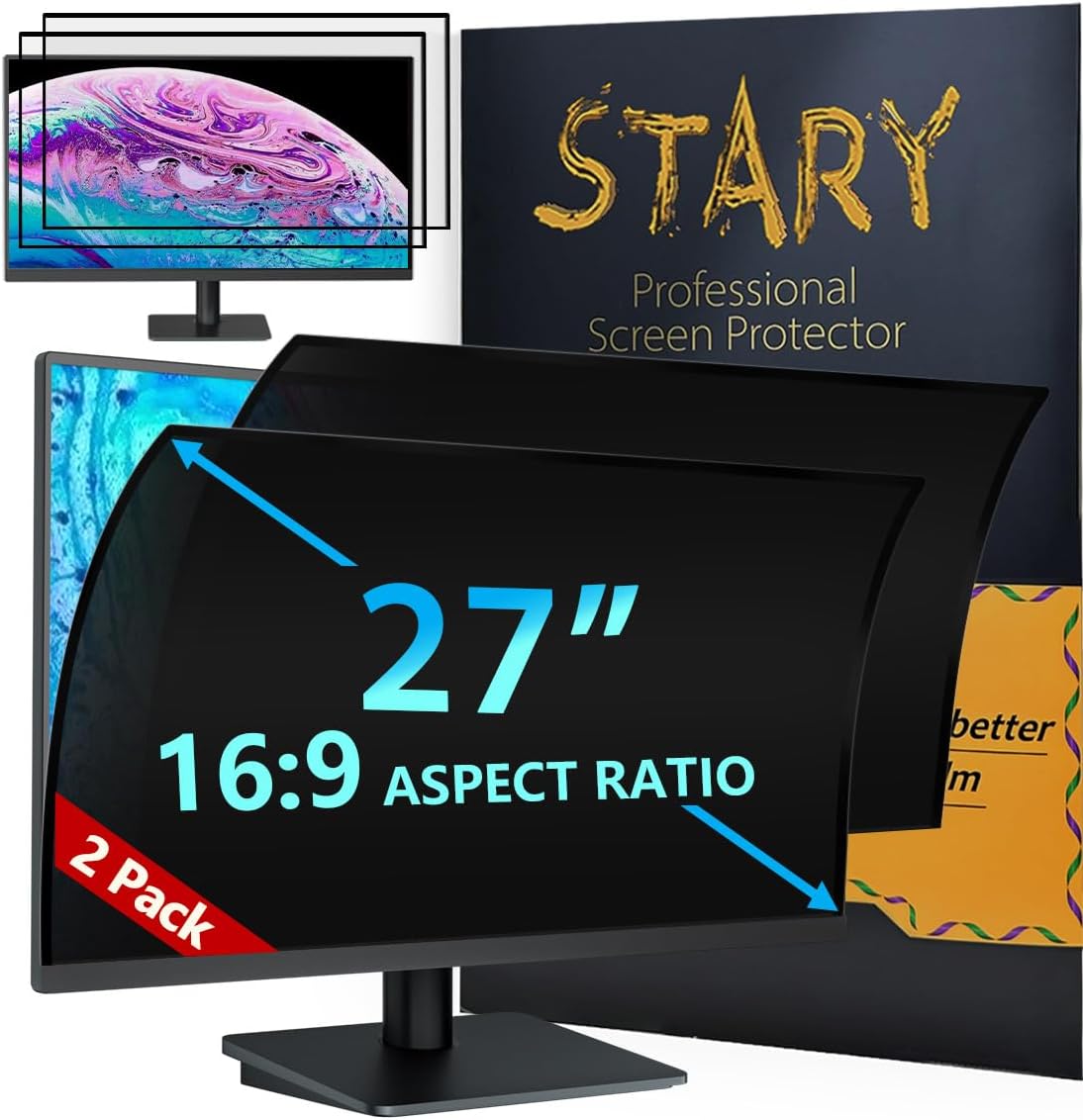 27 Inch Computer Privacy Screen - Eye Protection & Anti Glare