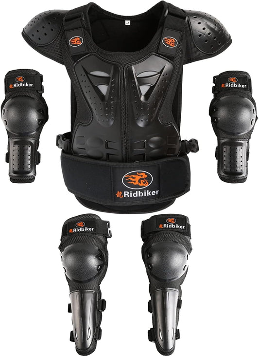 Kids Dirt Bike Gear Chest Protector for Safe Riding Fun