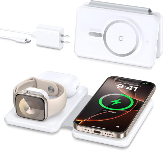 Knild Magnetic 3-in-1 Charger: Fast Charge Anywhere!
