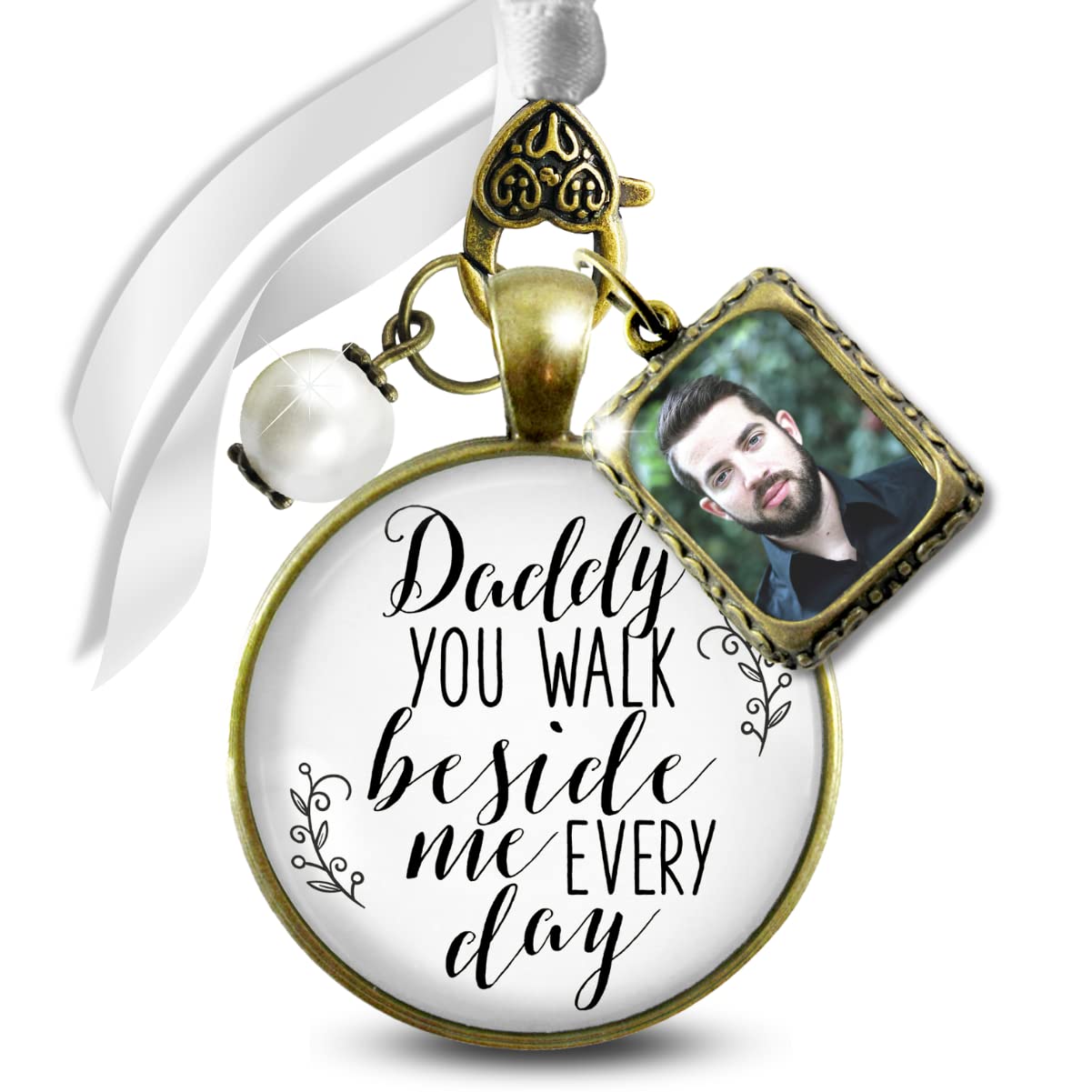 Bouquet Charm for Wedding Remembrance Keepsake Vintage Jewelry
