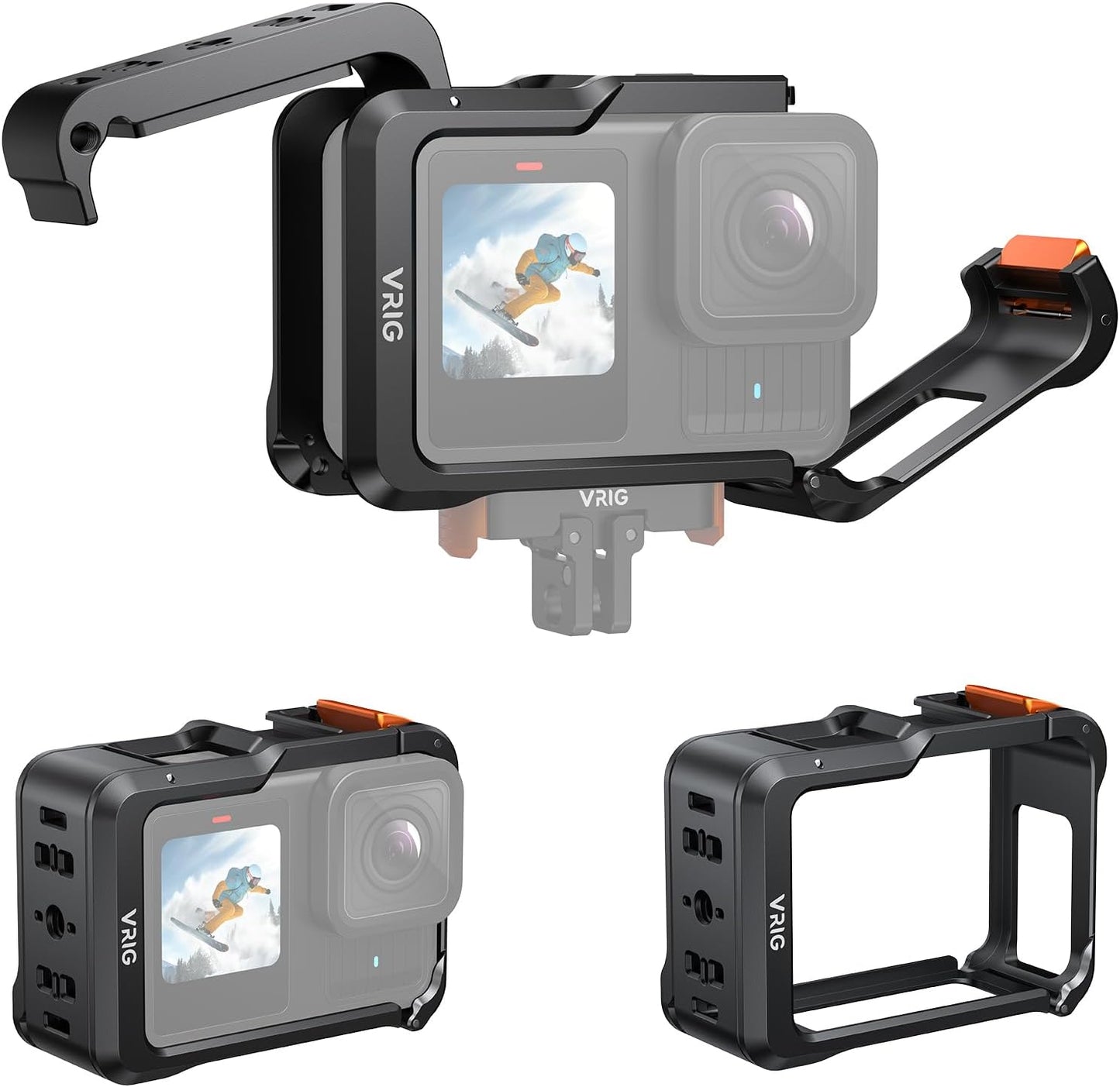 VRIG Aluminum Protective Case for Go Pro Hero 13 12 11 10 9