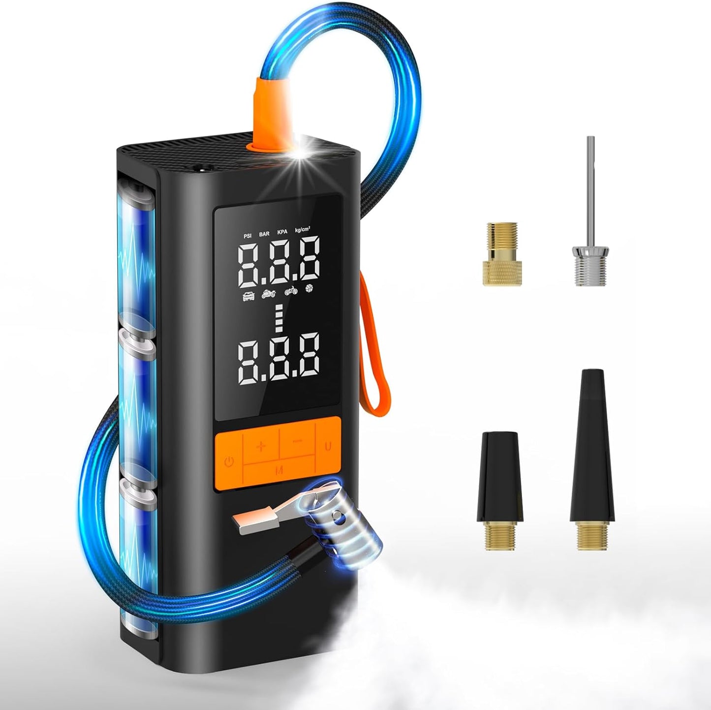 Portable Tire Inflator with Auto Shut Off - Instantly Inflate up to 150PSI