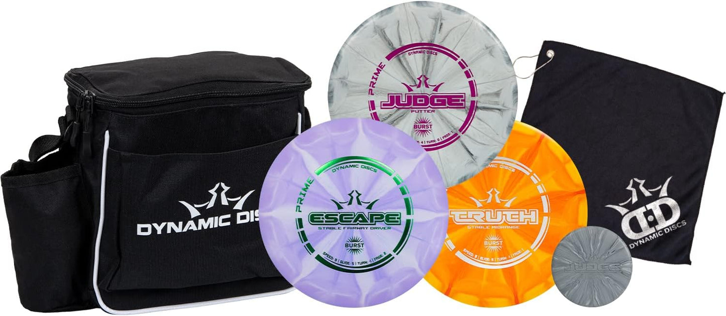 Dynamic Discs Golf Set | Complete 3-Disc Kit + Bag!  Best for Beginners