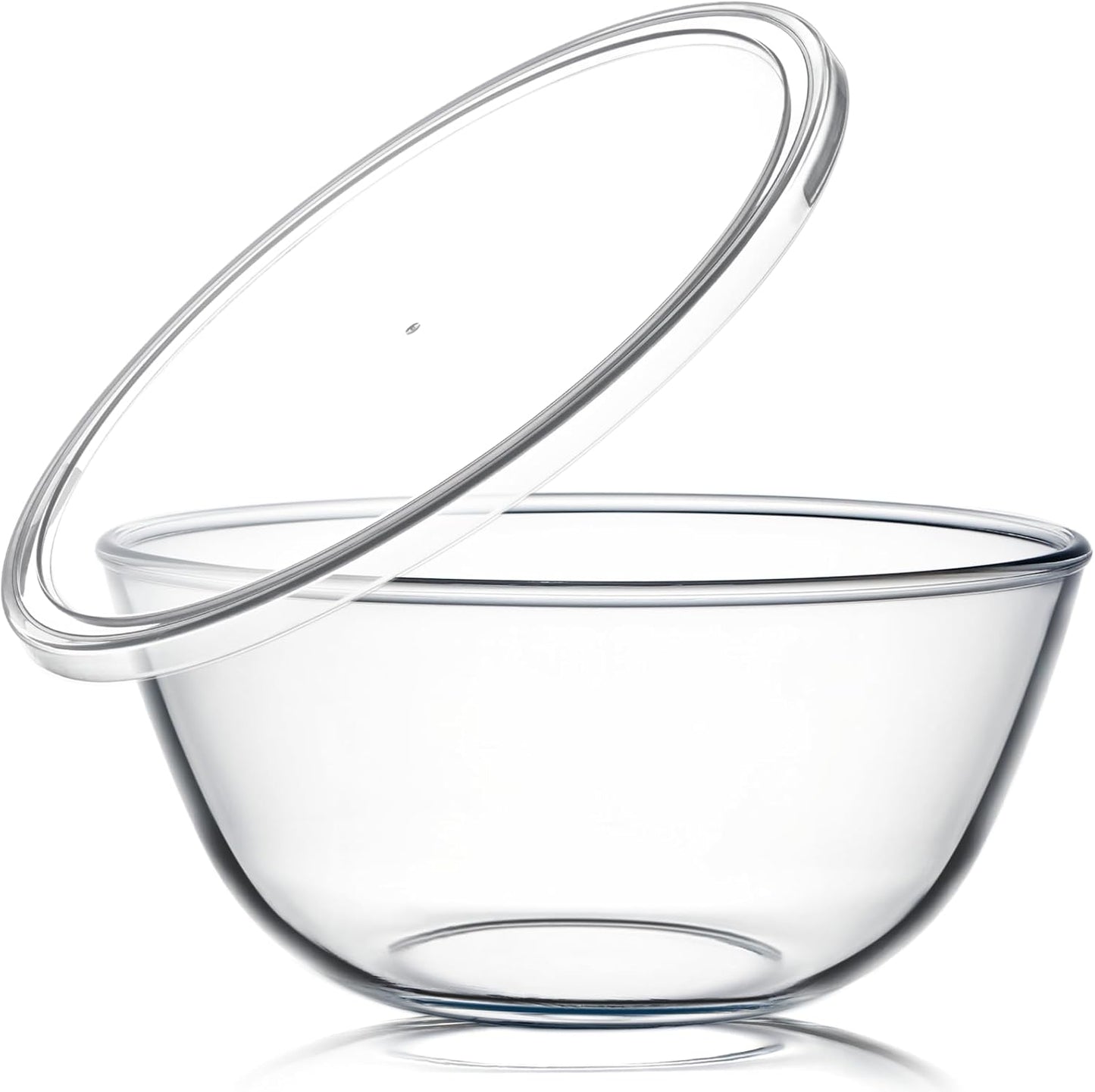 NUTRIUPS 4.7 Quart Large Glass Mixing Bowl with Lid Review