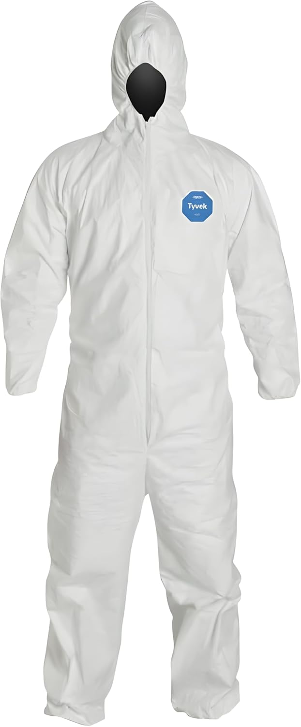 DuPont Tyvek 400 Disposable Protective Coverall with Hood
