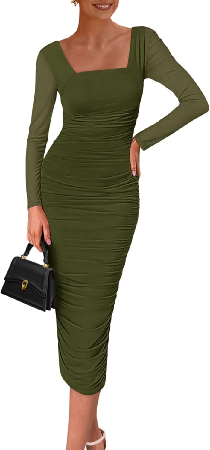 PRETTYGARDEN Fall Wedding Guest Dresses for Women 2025