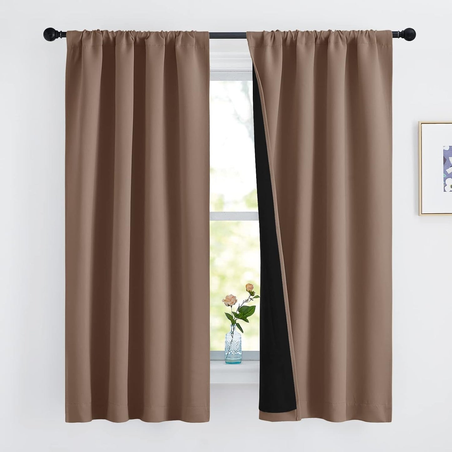 NICETOWN Total Blackout Panels for Nursery, Soft and Thick Curtains