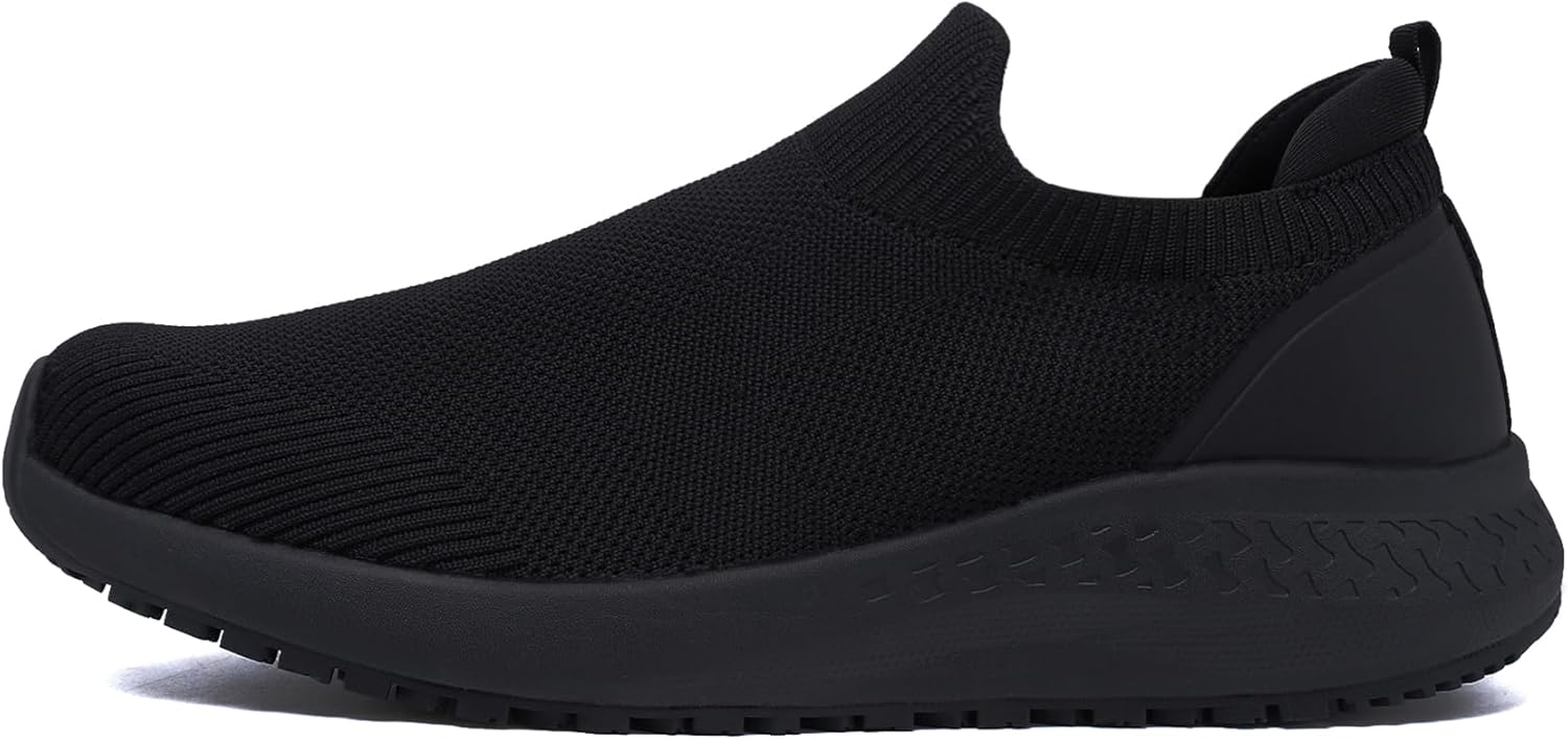 Women's Non Slip Work Shoes Lightweight Slip-Resistant Sneakers