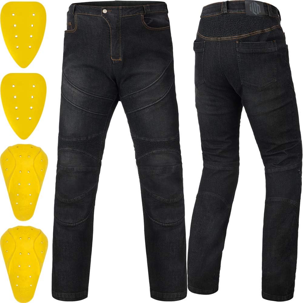 ILM Motorcycle Dirt Bike Pants for Men with CE Armor Protection