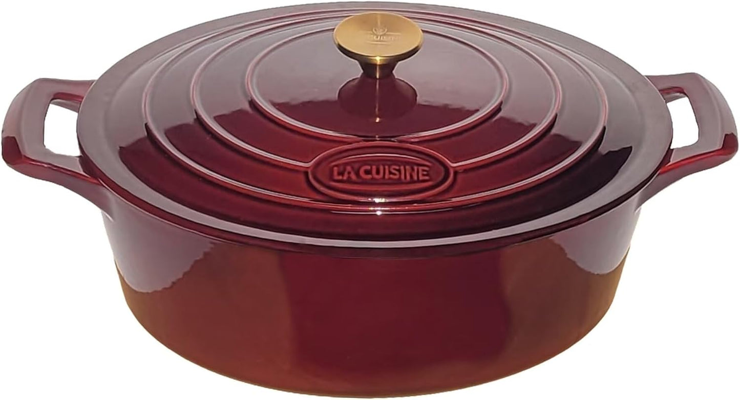 La Cuisine Enameled Cast Iron Dutch Oven for Versatile Cooking
