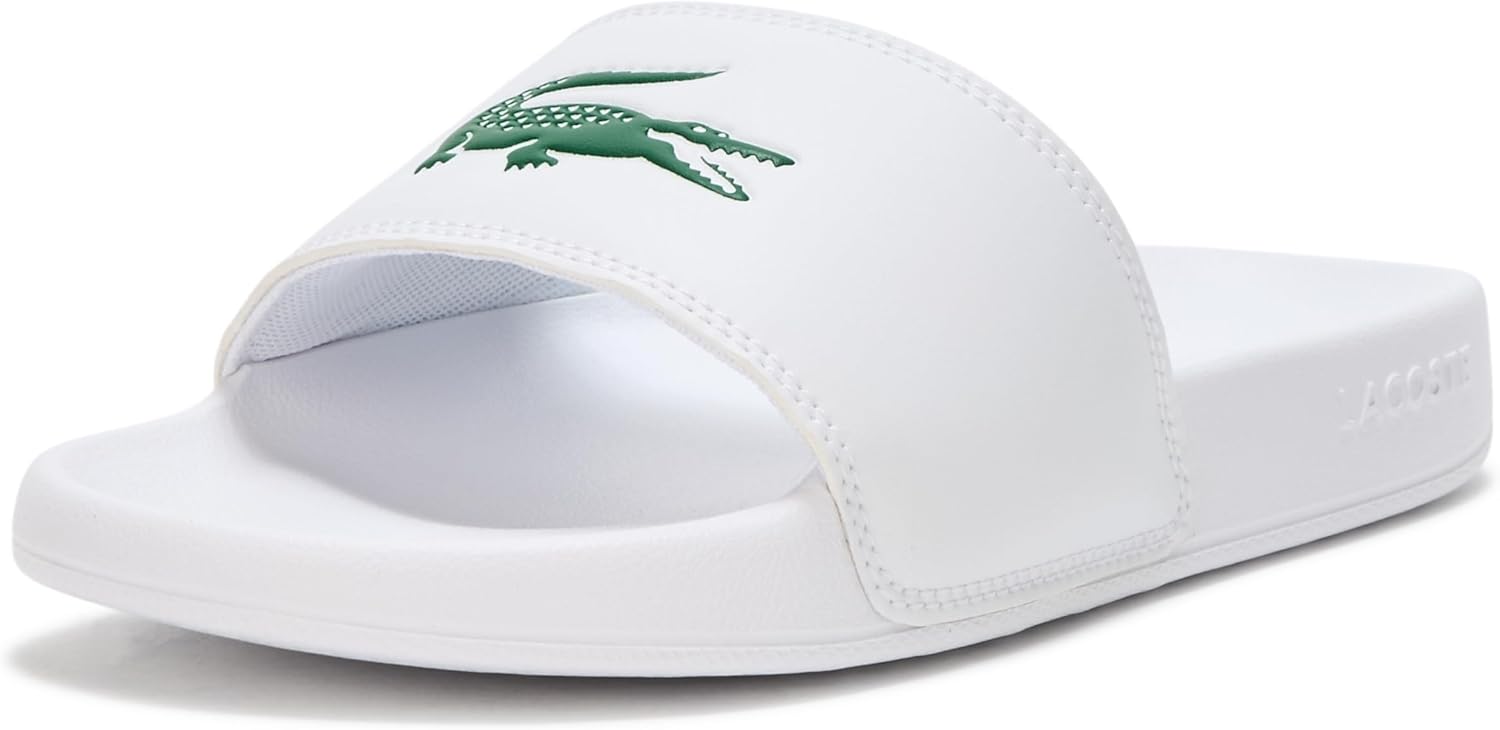 Lacoste Women's Fraisier Croco Slides for Ultimate Comfort