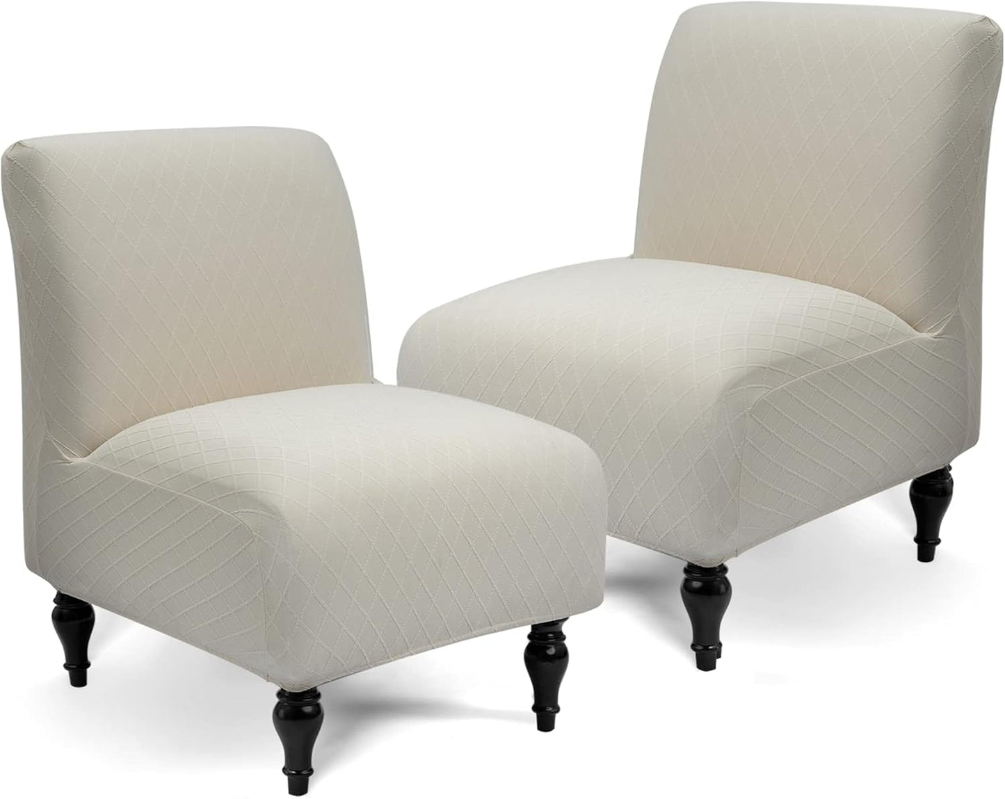 Armless Accent Slipper Chair Cover for Stylish Home Decor