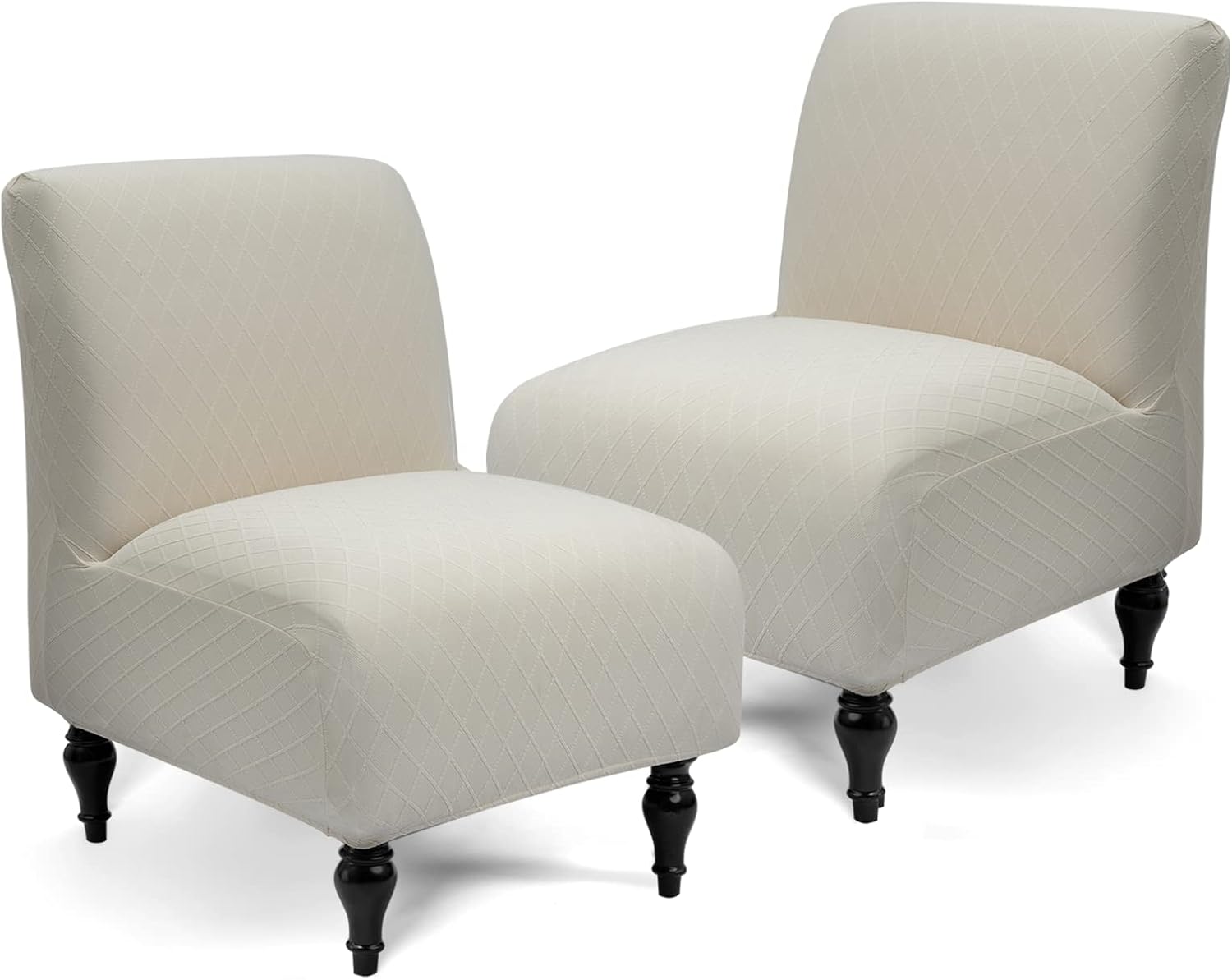 Armless Accent Slipper Chair Cover for Stylish Home Decor