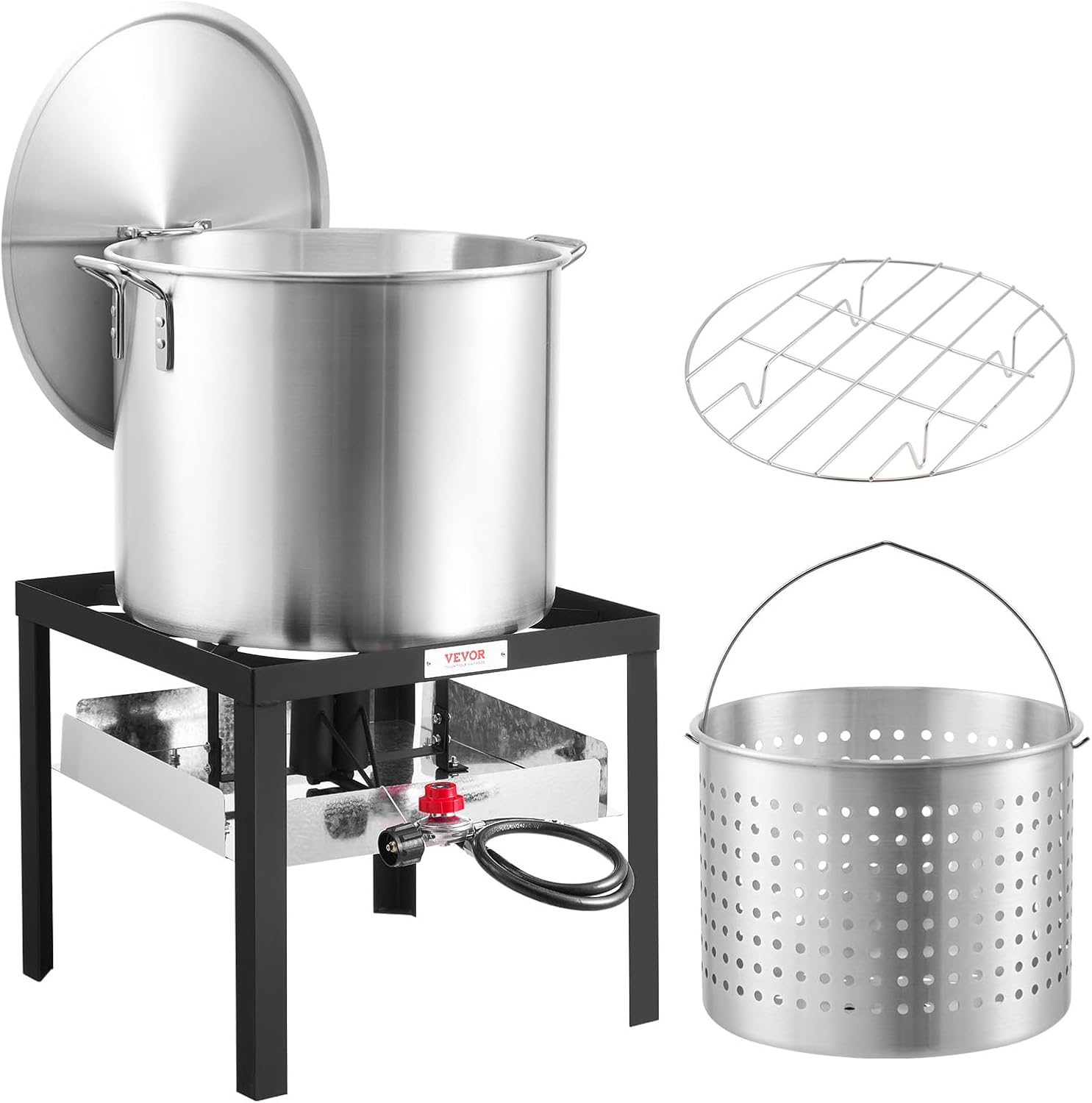 VEVOR 80 Qt Seafood Boiling Kit for Outdoor Cooking Fun