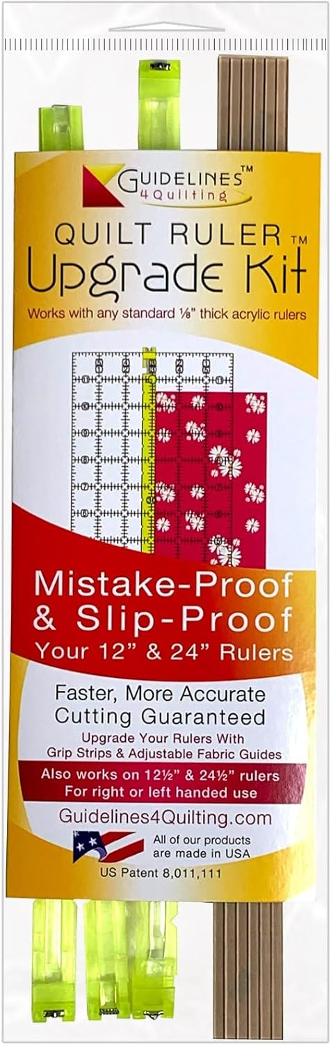 Upgrade Your Quilting with Guidelines4Quilting Ruler Kit for Precision