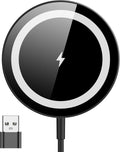 15W Fast Mag-Safe Charger for iPhone & AirPods - Black