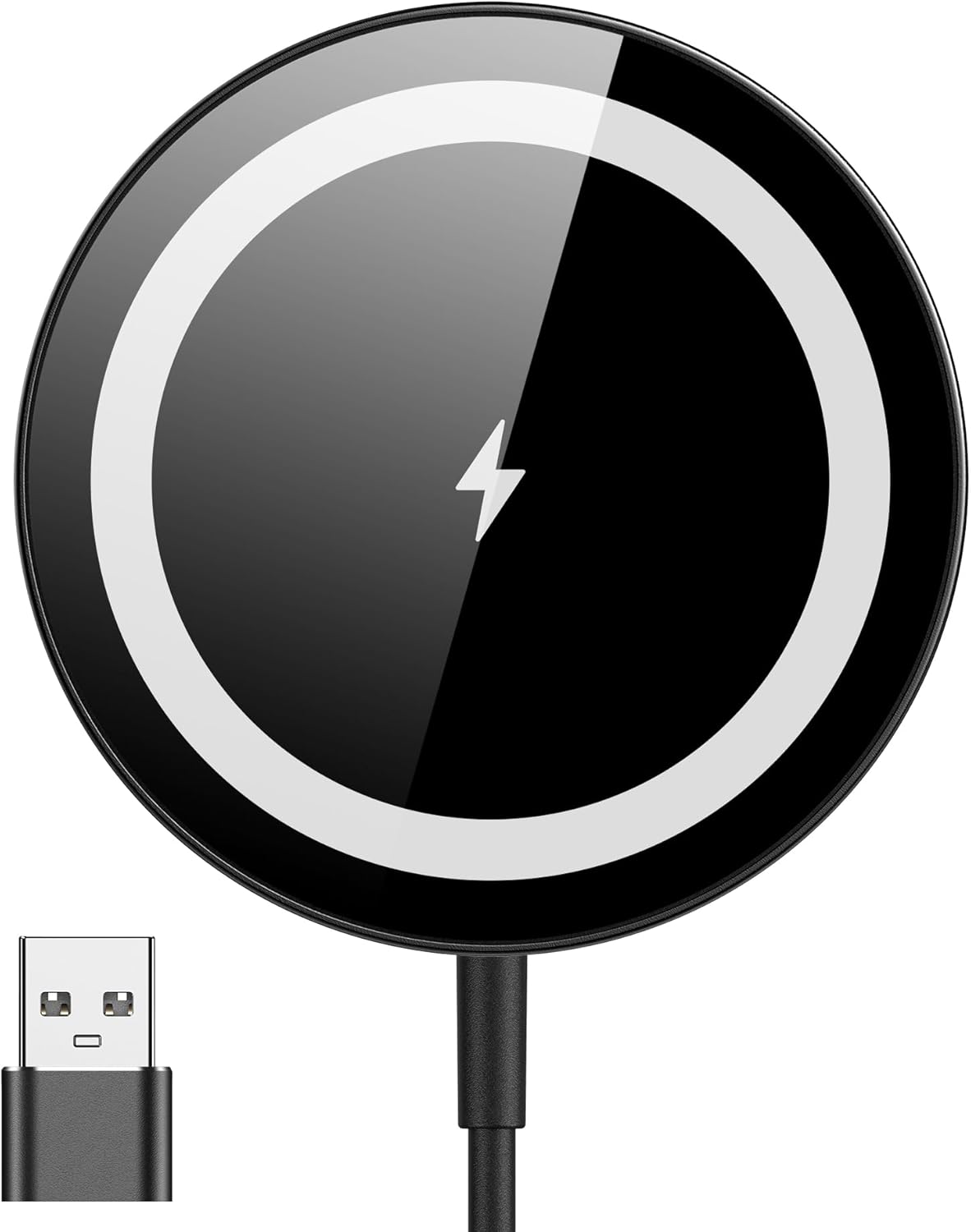 15W Fast Mag-Safe Charger for iPhone & AirPods - Black